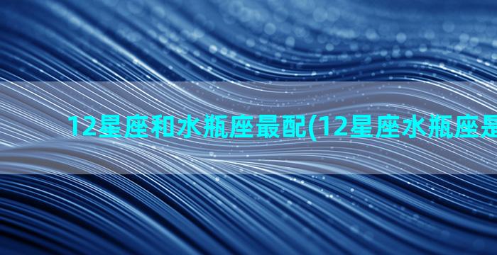 12星座和水瓶座最配(12星座水瓶座是什么命)