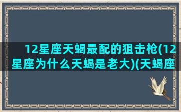 12星座天蝎最配的狙击枪(12星座为什么天蝎是老大)(天蝎座的专属枪是什么枪)