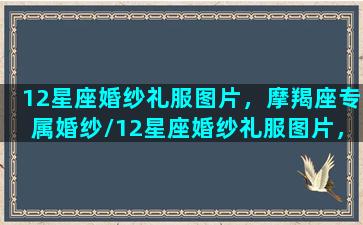 12星座婚纱礼服图片，摩羯座专属婚纱/12星座婚纱礼服图片，摩羯座专属婚纱-我的网站