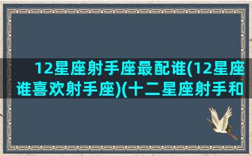 12星座射手座最配谁(12星座谁喜欢射手座)(十二星座射手和谁最配)