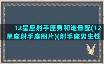 12星座射手座男和谁最配(12星座射手座图片)(射手座男生性格和什么星座最配)