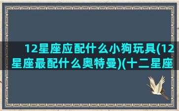 12星座应配什么小狗玩具(12星座最配什么奥特曼)(十二星座配对狗狗)