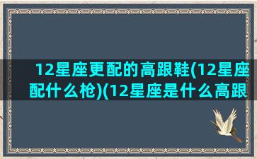 12星座更配的高跟鞋(12星座配什么枪)(12星座是什么高跟鞋)