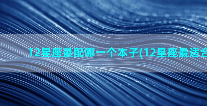 12星座最配哪一个本子(12星座最适合的颜色)