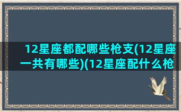 12星座都配哪些枪支(12星座一共有哪些)(12星座配什么枪)