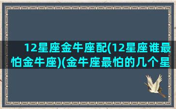 12星座金牛座配(12星座谁最怕金牛座)(金牛座最怕的几个星座)