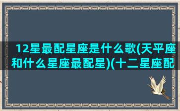 12星最配星座是什么歌(天平座和什么星座最配星)(十二星座配对的歌曲)