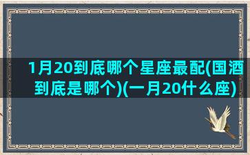 1月20到底哪个星座最配(国酒到底是哪个)(一月20什么座)