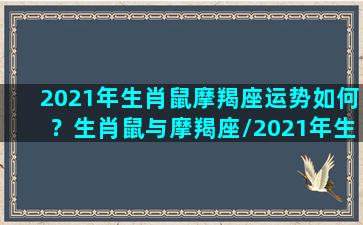 2021年生肖鼠摩羯座运势如何？生肖鼠与摩羯座/2021年生肖鼠摩羯座运势如何？生肖鼠与摩羯座-我的网站