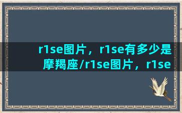 r1se图片，r1se有多少是摩羯座/r1se图片，r1se有多少是摩羯座-我的网站