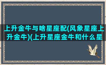 上升金牛与啥星座配(风象星座上升金牛)(上升星座金牛和什么星座合适)