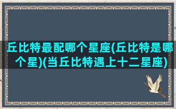 丘比特最配哪个星座(丘比特是哪个星)(当丘比特遇上十二星座)