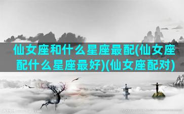 仙女座和什么星座最配(仙女座配什么星座最好)(仙女座配对)