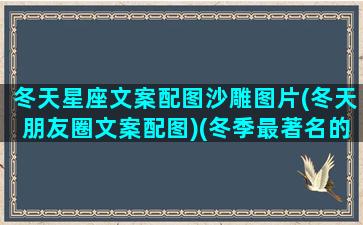 冬天星座文案配图沙雕图片(冬天朋友圈文案配图)(冬季最著名的星座)