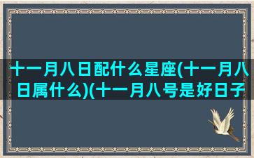 十一月八日配什么星座(十一月八日属什么)(十一月八号是好日子吗)