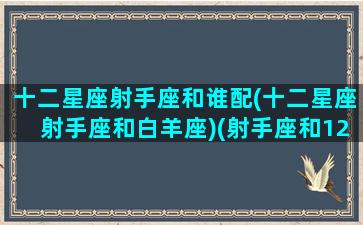 十二星座射手座和谁配(十二星座射手座和白羊座)(射手座和12星座的配对指数)