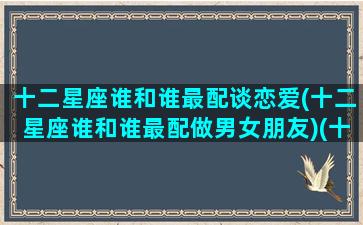 十二星座谁和谁最配谈恋爱(十二星座谁和谁最配做男女朋友)(十二星座谁和谁在一起最合适)