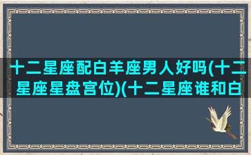 十二星座配白羊座男人好吗(十二星座星盘宫位)(十二星座谁和白羊男最配)