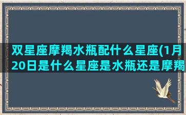 双星座摩羯水瓶配什么星座(1月20日是什么星座是水瓶还是摩羯)(1.20是摩羯还是水瓶)