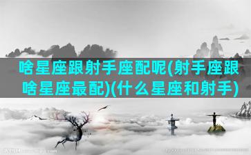 啥星座跟射手座配呢(射手座跟啥星座最配)(什么星座和射手)