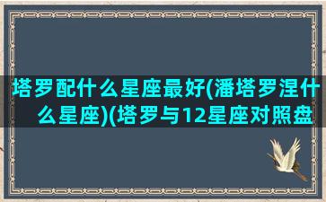 塔罗配什么星座最好(潘塔罗涅什么星座)(塔罗与12星座对照盘)