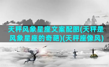 天秤风象星座文案配图(天秤是风象星座的奇葩)(天秤座像风)