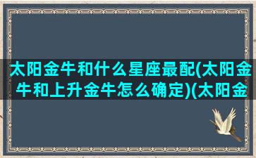 太阳金牛和什么星座最配(太阳金牛和上升金牛怎么确定)(太阳金牛和上升金牛的区别)