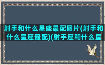 射手和什么星座最配图片(射手和什么星座最配)(射手座和什么星座最搭配)