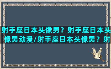 射手座日本头像男？射手座日本头像男动漫/射手座日本头像男？射手座日本头像男动漫-我的网站