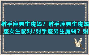 射手座男生魔蝎？射手座男生魔蝎座女生配对/射手座男生魔蝎？射手座男生魔蝎座女生配对-我的网站