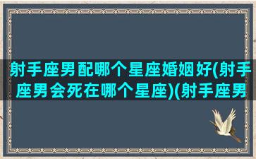 射手座男配哪个星座婚姻好(射手座男会死在哪个星座)(射手座男匹配什么星座好)