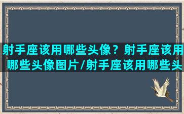 射手座该用哪些头像？射手座该用哪些头像图片/射手座该用哪些头像？射手座该用哪些头像图片-我的网站