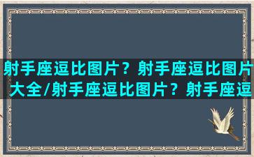 射手座逗比图片？射手座逗比图片大全/射手座逗比图片？射手座逗比图片大全-我的网站