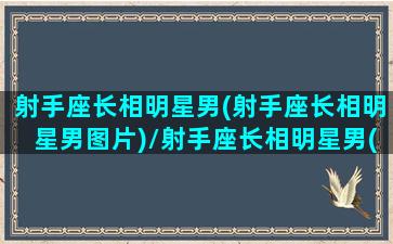 射手座长相明星男(射手座长相明星男图片)/射手座长相明星男(射手座长相明星男图片)-我的网站