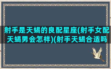 射手是天蝎的良配星座(射手女配天蝎男会怎样)(射手天蝎合适吗)