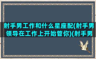 射手男工作和什么星座配(射手男领导在工作上开始管你)(射手男工作上遇烦心事怎么办)