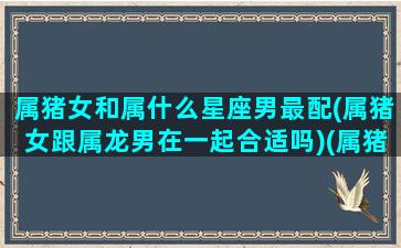 属猪女和属什么星座男最配(属猪女跟属龙男在一起合适吗)(属猪女和属龙男相配吗婚姻)