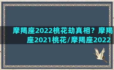 摩羯座2022桃花劫真相？摩羯座2021桃花/摩羯座2022桃花劫真相？摩羯座2021桃花-我的网站