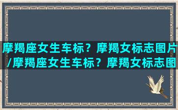 摩羯座女生车标？摩羯女标志图片/摩羯座女生车标？摩羯女标志图片-我的网站