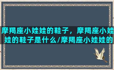 摩羯座小娃娃的鞋子，摩羯座小娃娃的鞋子是什么/摩羯座小娃娃的鞋子，摩羯座小娃娃的鞋子是什么-我的网站