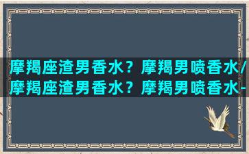 摩羯座渣男香水？摩羯男喷香水/摩羯座渣男香水？摩羯男喷香水-我的网站