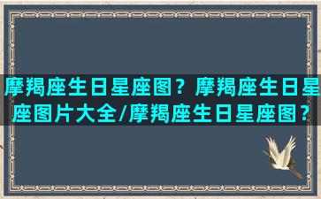 摩羯座生日星座图？摩羯座生日星座图片大全/摩羯座生日星座图？摩羯座生日星座图片大全-我的网站