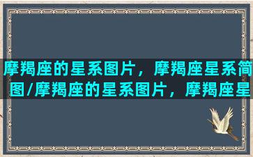 摩羯座的星系图片，摩羯座星系简图/摩羯座的星系图片，摩羯座星系简图-我的网站