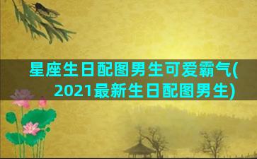 星座生日配图男生可爱霸气(2021最新生日配图男生)