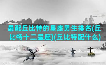 最配丘比特的星座男生排名(丘比特十二星座)(丘比特配什么)