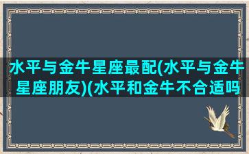 水平与金牛星座最配(水平与金牛星座朋友)(水平和金牛不合适吗)