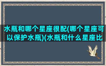 水瓶和哪个星座很配(哪个星座可以保护水瓶)(水瓶和什么星座比较合适)