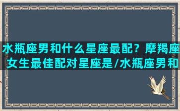 水瓶座男和什么星座最配？摩羯座女生最佳配对星座是/水瓶座男和什么星座最配？摩羯座女生最佳配对星座是-我的网站