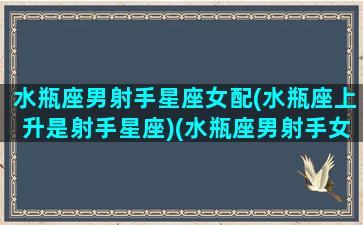 水瓶座男射手星座女配(水瓶座上升是射手星座)(水瓶座男射手女的速配指数)