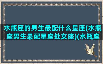 水瓶座的男生最配什么星座(水瓶座男生最配星座处女座)(水瓶座男生和什么星座女生最般配)